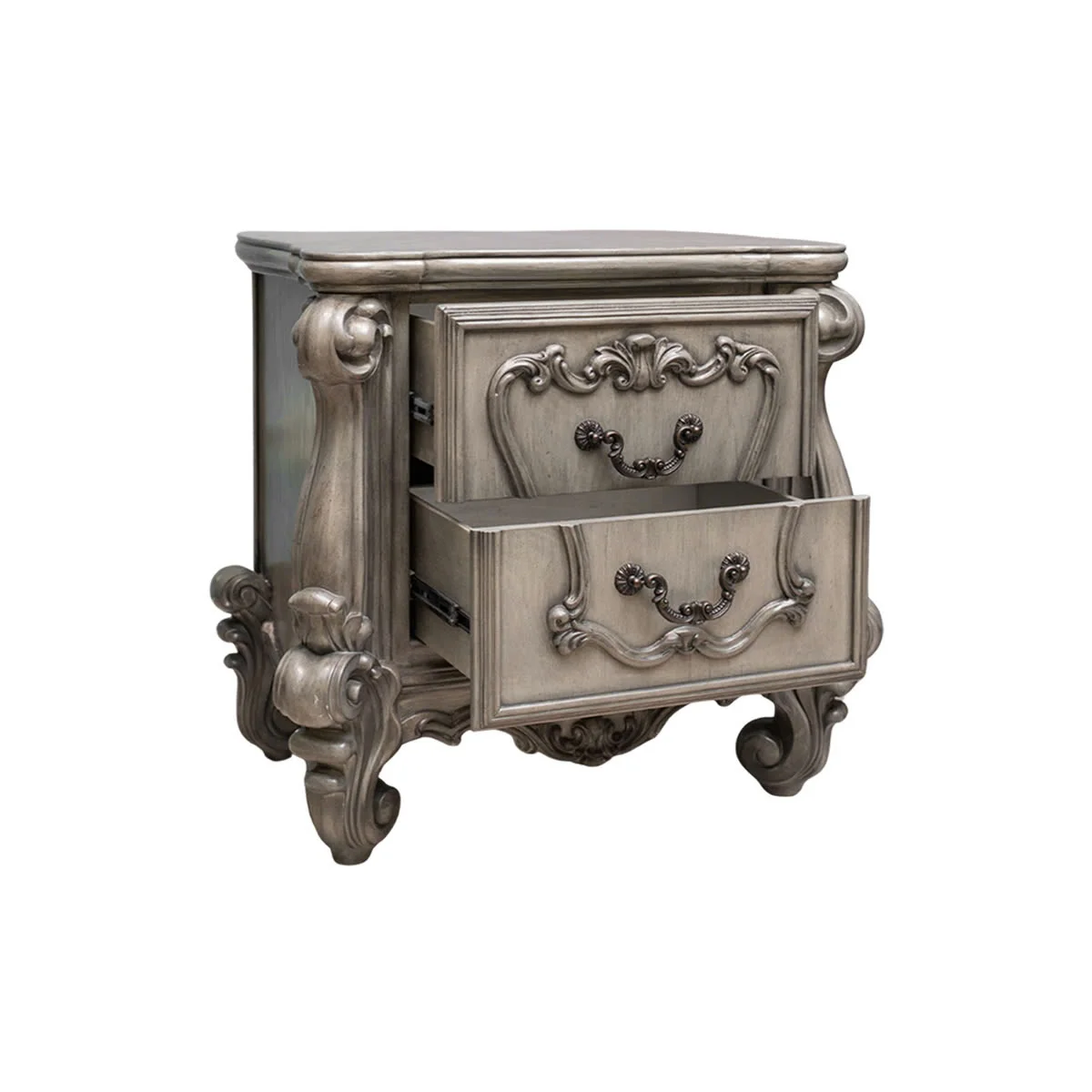 TỦ ĐẦU GIƯỜNG VERSAILLES MÀU XÁM 3
