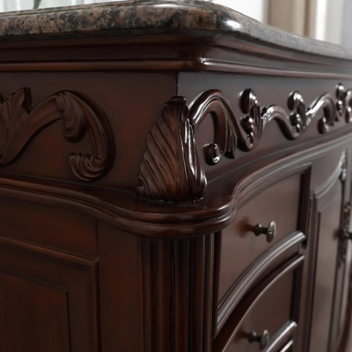 TỦ LAVABO BUCKINGHAM 48 INCH MÀU NÂU 5