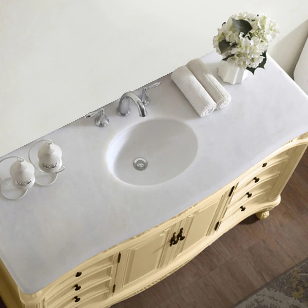 TỦ LAVABO BUCKINGHAM 56 INCH MÀU VÀNG 2