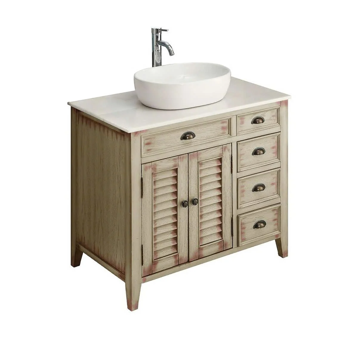 TỦ LAVABO PALM BEACH 36 INCH MÀU BE 2