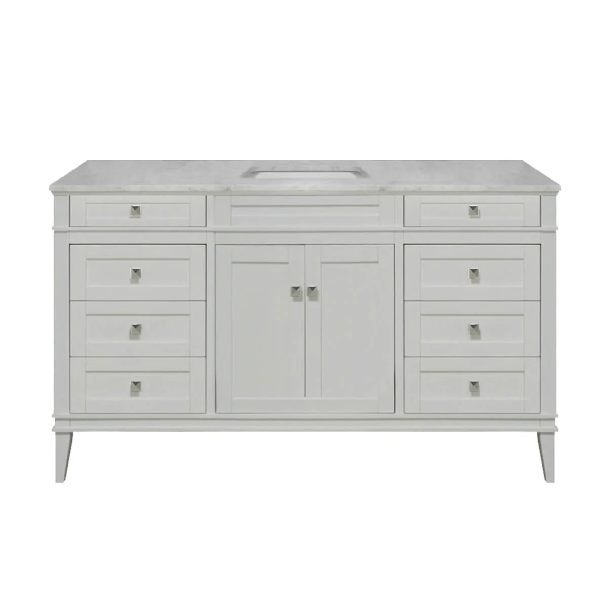 TỦ LAVABO RIVOLI 60 INCH MÀU XÁM NHẠT 1 BỒN