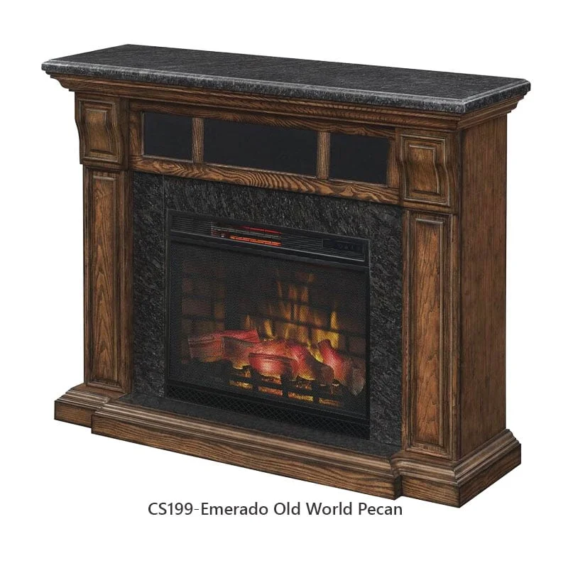 TỦ LÒ SƯỞI ĐIỆN EMERADO OLD WORLD PECAN ECLECTRIC FIREPLACE (ĐIỆN 110V) 2