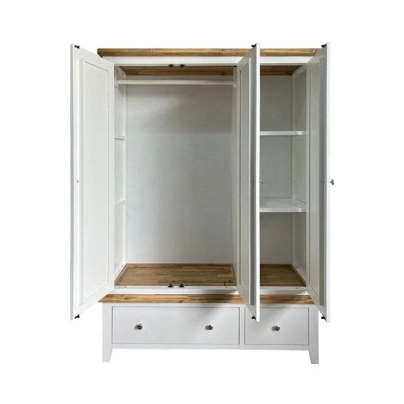 TỦ QUẦN ÁO HIGHGATE MÀU TRẮNG 3 CÁNH 2