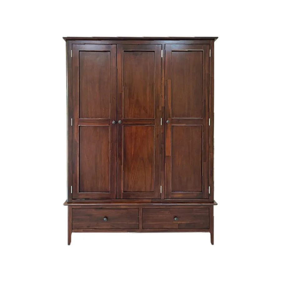 TỦ QUẦN ÁO TERRA MÀU NÂU 3 CÁNH