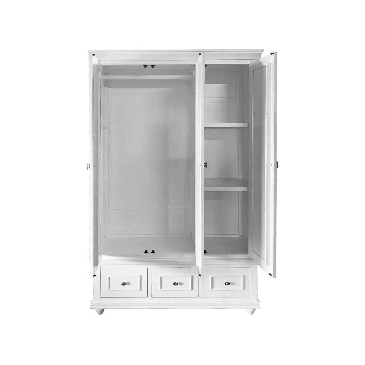 TỦ QUẦN ÁO HARPER MÀU TRẮNG 3 CÁNH 2