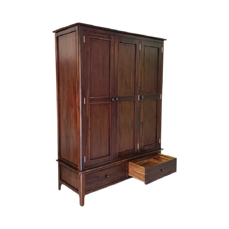 TỦ QUẦN ÁO TERRA MÀU NÂU 3 CÁNH 3