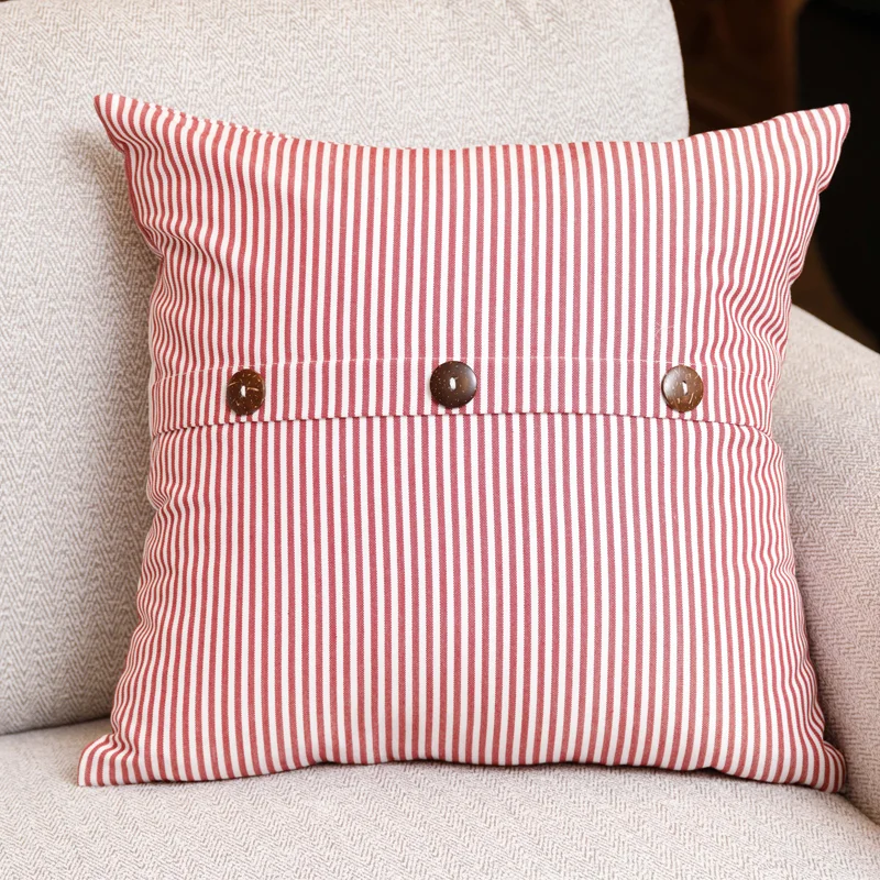 VỎ GỐI SOFA KENSING MÀU ĐỎ 2