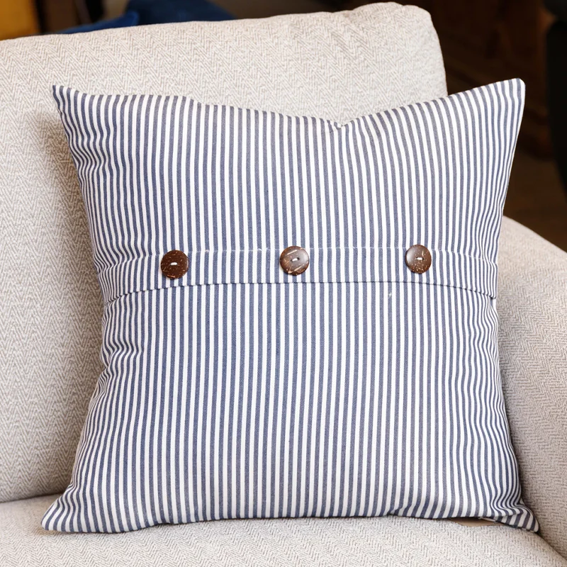 VỎ GỐI SOFA KENSING MÀU XANH 2